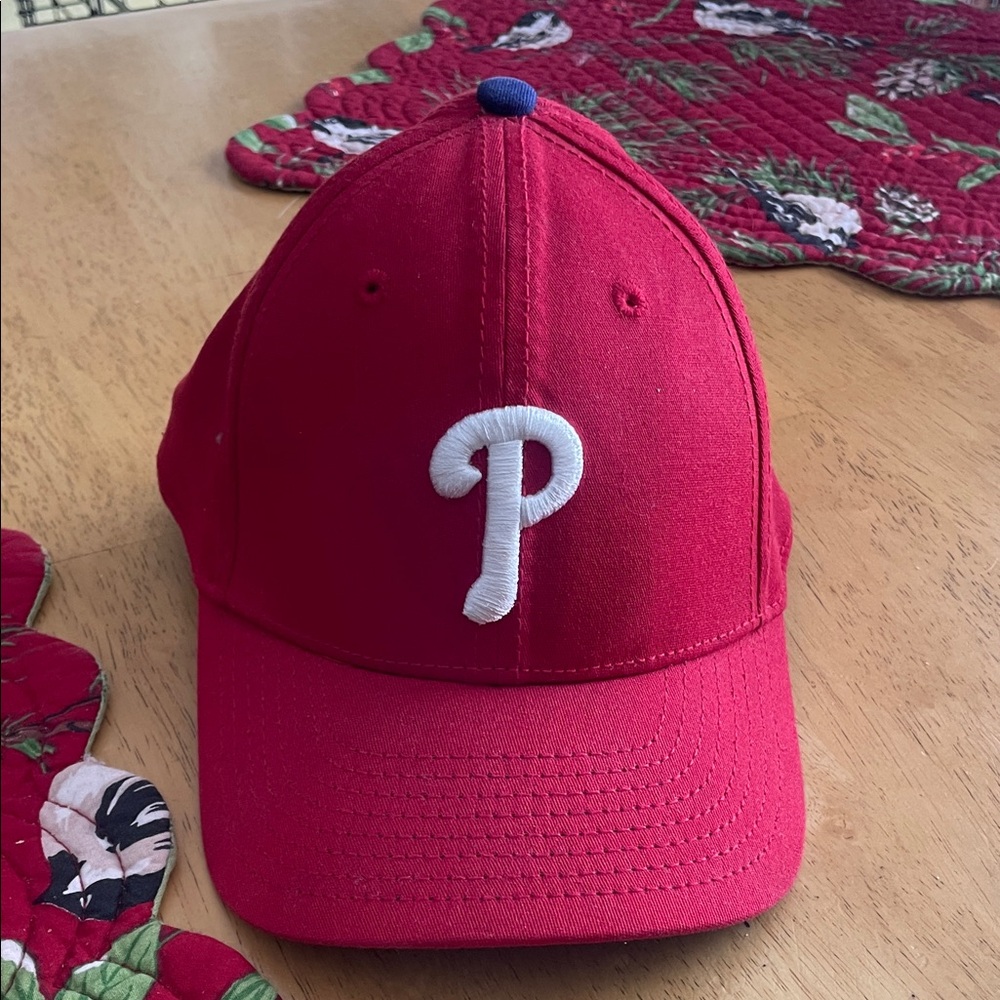 New Era Red Kids Cap with Phillies logo